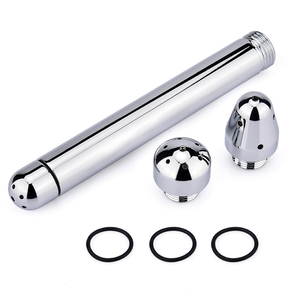 Deluxe 4pcs nhôm tắm <span class=keywords><strong>Enema</strong></span> <span class=keywords><strong>Douche</strong></span> file đính kèm nhung mang theo Túi HậU Môn âm đạo làm sạch Kit cho quan hệ tình dục đồ chơi sử dụng - Product Image 2