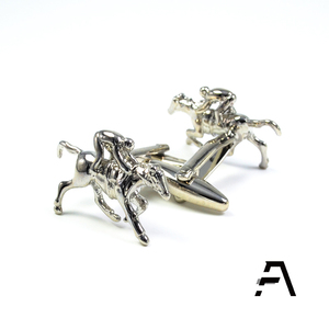 Novelty <strong>Horse</strong> Jockey <strong>Race</strong> Cufflinks for Wedding Engagement Business Anniversary or Party Durable Metal Main Stone - Product Image 3