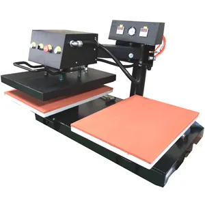 Machine de presse pneumatique à rotation automatique, avec boîte de commande numérique, double station
