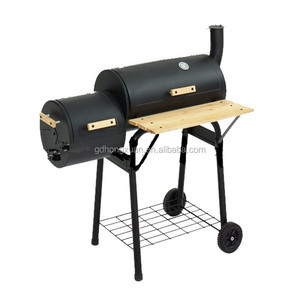Parrillas de Barbacoa Tipo Barril con Ruedas/ Ahumador Tennessee con Recubrimiento en Polvo/ Parrilla de Barbacoa con Ruedas en Oferta - Product Image 2