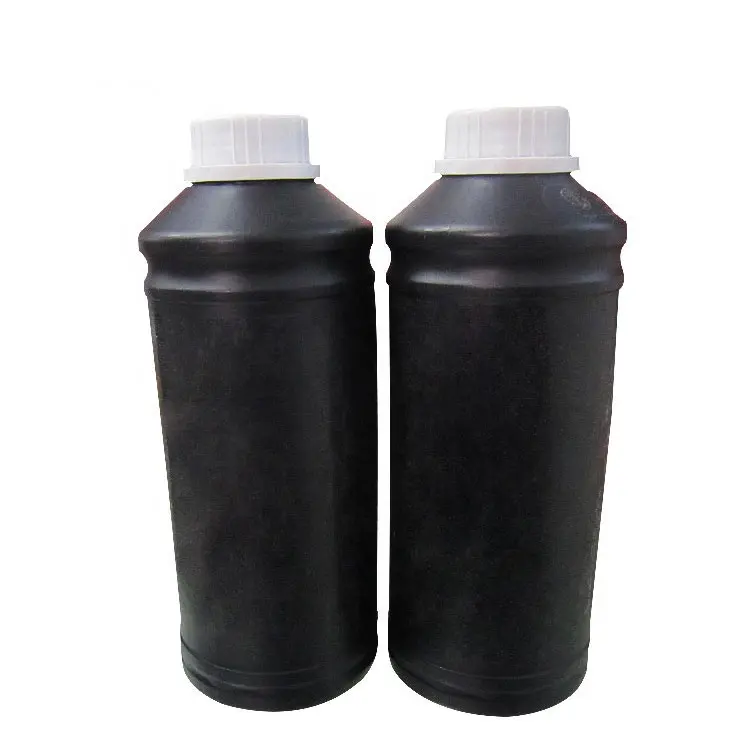 Tinta UV negra de 1 litro a precio de fábrica para impresora UV de base plana