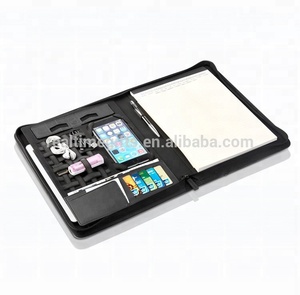 Tổ Chức Danh Mục Đầu Tư Ngăn Da PU Màu Đen <span class=keywords><strong>A4</strong></span> Văn Phòng Kinh Doanh Sang Trọng - Product Image 3