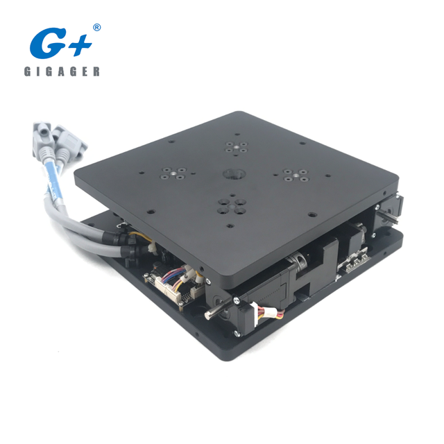 For Visual Alignment Robot System XXY170-55-160 XXY Alignment Table Motorized XY Stage UVW Aligning Platform