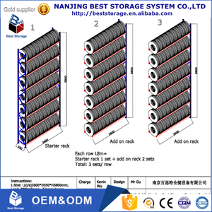 Nhà Cung Cấp Trung Quốc Bán Nóng Lốp Lưu Trữ Giá ISO9001 CE TUV - Product Image 3