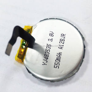 Abnorme form runde lipo batterie 483535 <span class=keywords><strong>3</strong></span>,8 V mit 550 mAh, für tragbare gerät - Product Image 1