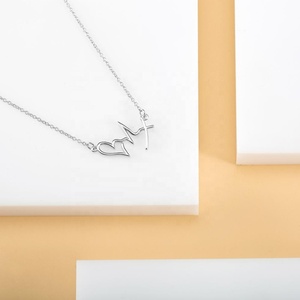 Moda Italiana Su Misura S925 Genuino Gioielli In Argento Frequenza Cardiaca Batte Collana Bisuteria Para - Product Image 4