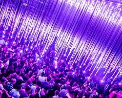 Dmx iluminação de discoteca, luz de led flexível 360 graus, 3d vertical