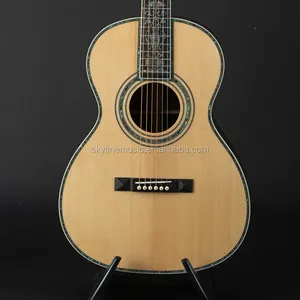 OOO style 40 inch 47mm nut wide, solid wood paulor style acoustic guitar, guitars