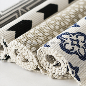 <span class=keywords><strong>Alfombra</strong></span> decorativa de algodón para cabecera, <span class=keywords><strong>Alfombra</strong></span> de algodón de tejido plano lavable, <span class=keywords><strong>alfombra</strong></span> para habitación de niños - Product Image 1