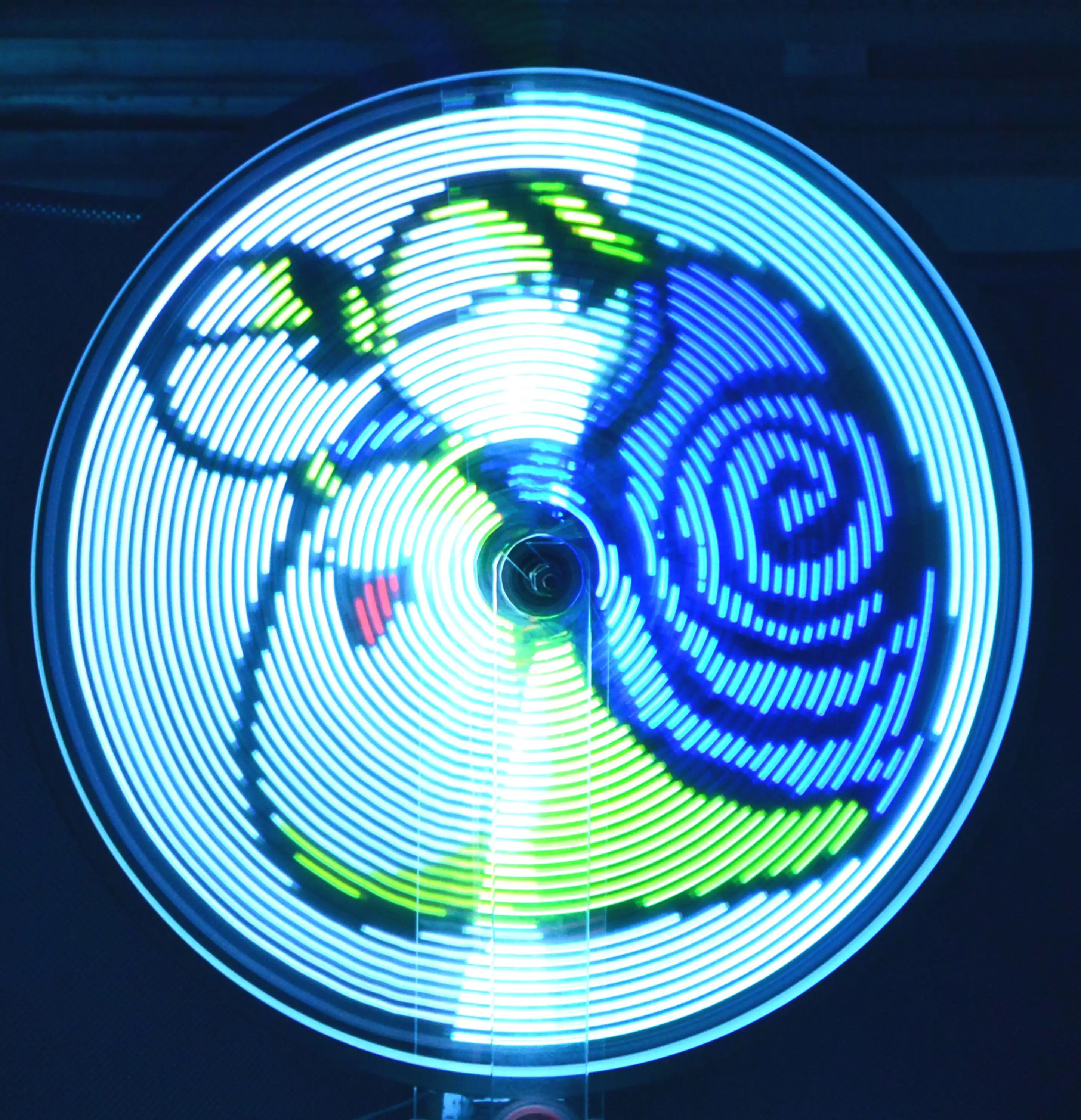 DIY 128 LED Effect Bicycle Wheel Light