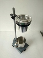 Vaso Medidor de Viscosidad de Pintura Ford 4 #   Viscosímetro Brookfield de Aluminio y Acero Inoxidable de 100 ml con Función de Temporizador para Impresión