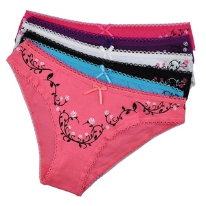 Laciness mujeres bragas de algodón impresión de la Ropa interior Calzoncillos - Product Image 3