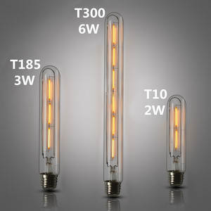 Lampadina a tubo a filamento LED Edison Vintage T30 T10 T185 T225 T300 E26 E27 B22 lampada da parete a flauto decorativo retrò lampadina a LED Edison - Product Image 3