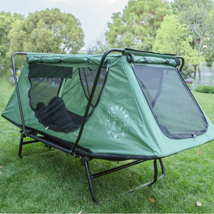 Il singolo doppio <span class=keywords><strong>campeggio</strong></span> attrezzatura da pesca verde stile militare libero da tenda copri culla - Product Image 4