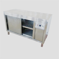 Xinchao Gewerblicher Edelstahl-Elektro-Speisenwärmer mit Vitrine, Bain-Marie, 150L Fassungsvermögen, Manuelle Temperaturregelung
