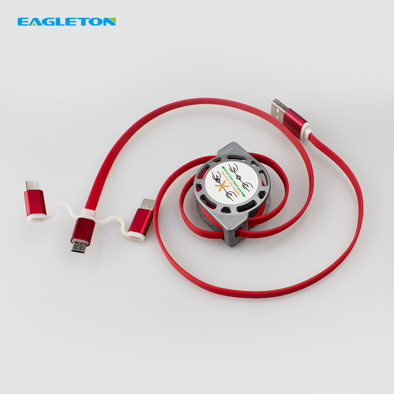 Universal micro multiples usb chargeur câble or rose ruban câble