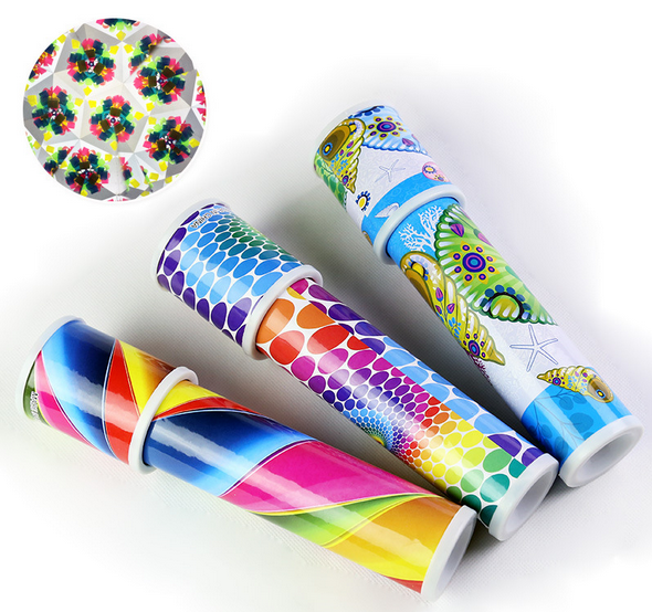 Keychain kaleidoscope wholesale souvenir colorful mini kaleidoscope keychain