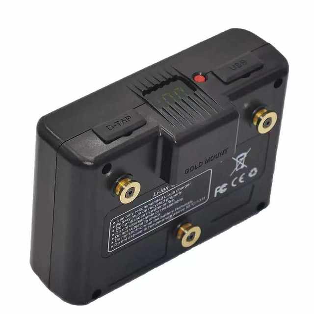14.8V 10500mAh 155Wh 160wh D-TAP with USB Gold Mount Video Camera or LED Light Battery Pack