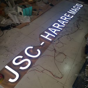 Alto Luminoso Resina Epossidica I Segni della Lettera di <span class=keywords><strong>Outdoor</strong></span> Resina Epossidica Bordo Frontlit <span class=keywords><strong>Led</strong></span> della Lettera di Scanalatura Segno
