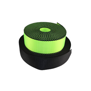 High Strength 100% Polyester Tape Webbing Sling Safety Belt Webbing Strap