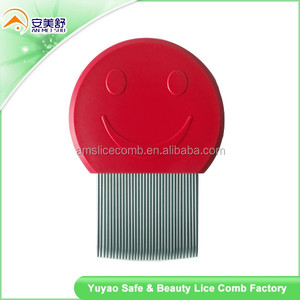 China plástico cabeza grande masaje peine para piojos liendres libres - Product Image 5