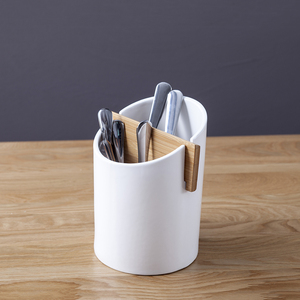 <span class=keywords><strong>Porte</strong></span>-couverts en céramique <span class=keywords><strong>Design</strong></span> personnalisé Outils de cuisine en céramique Rangement pour casseroles Ustensiles de cuisine <span class=keywords><strong>Porte</strong></span>-ustensiles en céramique - Product Image 4
