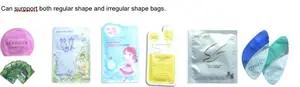 Automatic Cosmetic Facial Sheet Facial Mask Skin Care MASQUES Faciaux Cosmetique Production Packing Machine