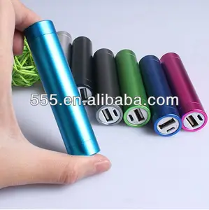 colorful portable power banks 2600mAh for mobile ipower power bank