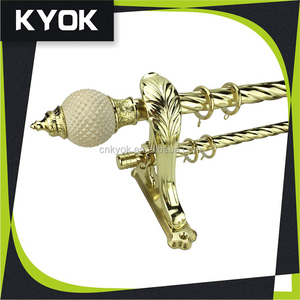 Tringle à <span class=keywords><strong>rideaux</strong></span> en bois torsadé / <span class=keywords><strong>double</strong></span> tringle à <span class=keywords><strong>rideaux</strong></span> et tringle à <span class=keywords><strong>rideaux</strong></span> incurvée - Product Image 6