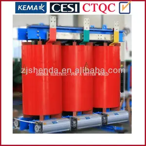 Low Loss Epoxy Resin Cast Khô Loại Biến Áp Với 6kv 6.6kv 11kv 33kv 35kv