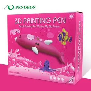 Hitam Jumat 3D Printing Pen Anak-anak 3D Pena Mainan Suhu Rendah Gambar 3D Pena