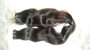 Machine double trame Extension de cheveux bruts. Cheveux remy à donneur unique Waw Wave Waft de haute qualité à bas prix - Product Image 3