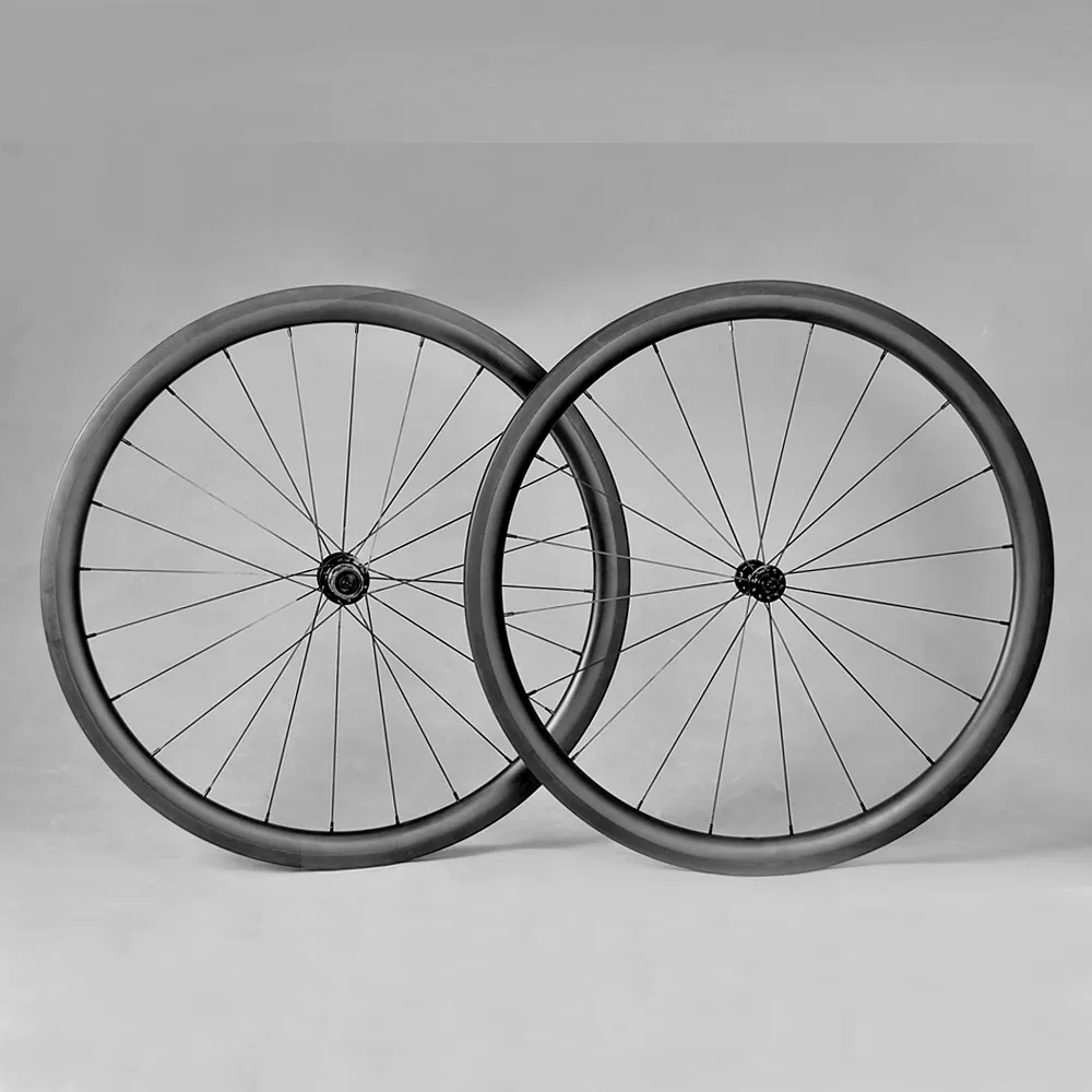 HongFu Carbon Fahrrad räder Aero Road Wheel 40mm Felgen breiter Radsatz