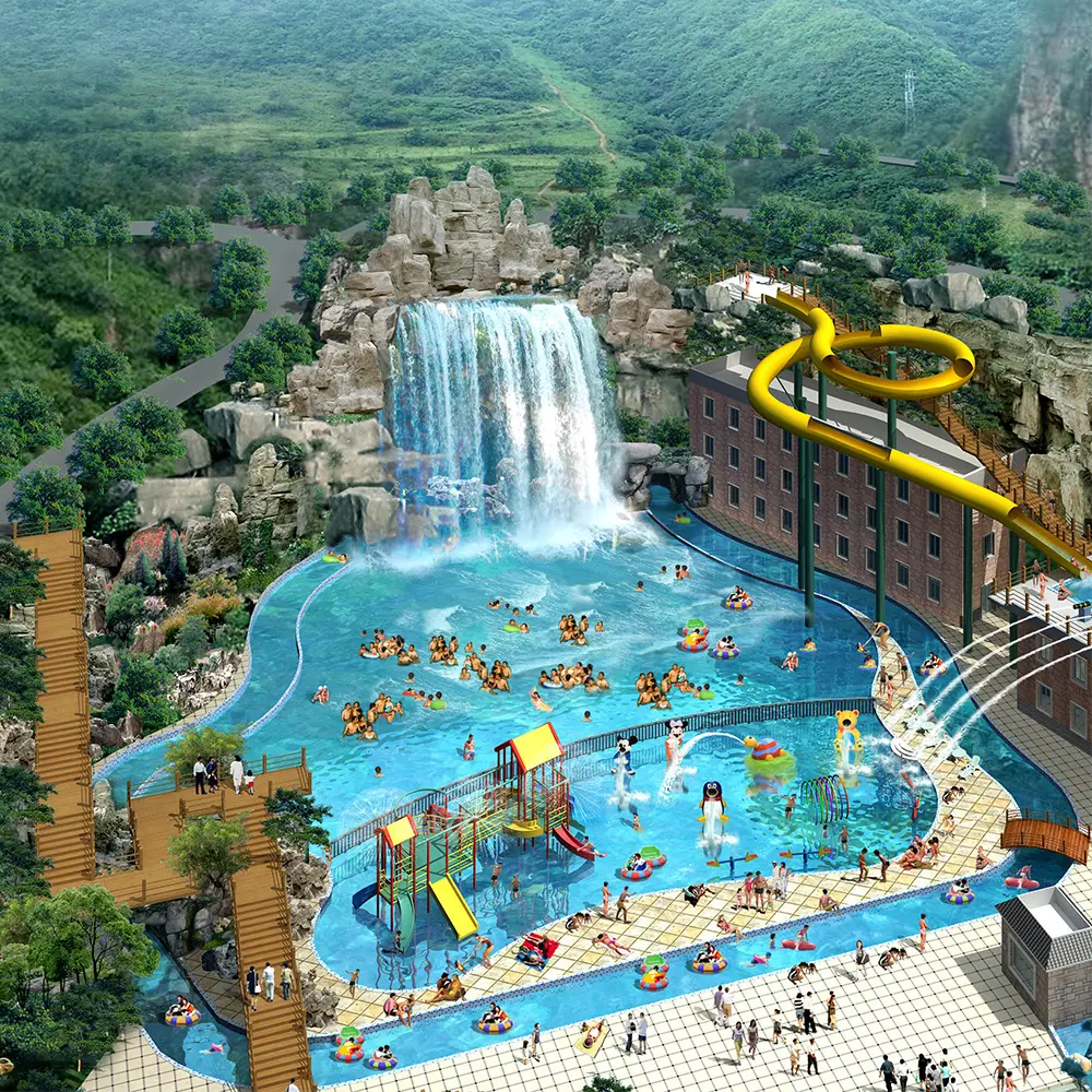 1000 Sq.m aspirateur à Air, piscine à vagues de sauna, grand équipement artificiel, parc aquatique, piscine à vagues, Machine e-fun, piscine à vagues