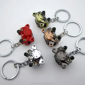 Ricambi Auto Modello di Auto Da Corsa Disco Freno Pinza Keychain Dell'anello portachiavi telecomando