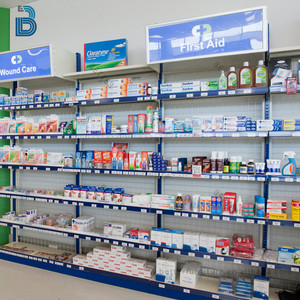 소매 약국 숍 인테리어 디자인 의료 상점 가구 디스플레이 랙 - Product Image 5