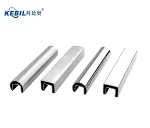Trade Ansurance Stainless Steel Slot Tubing Handrail Mini Top Rail for Wholesale