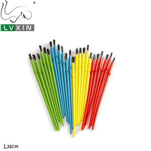 Cheap High Quality Plastic Nylon Hair Tip Art Paint Brushes With Kids