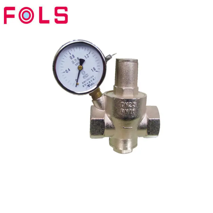 brass water pressure reducing valve adjustable water pressure relief valve