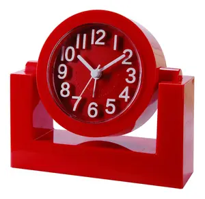 New quy mô phong cách cổ điển hình con số 3D rotary chèn bàn alarm clock