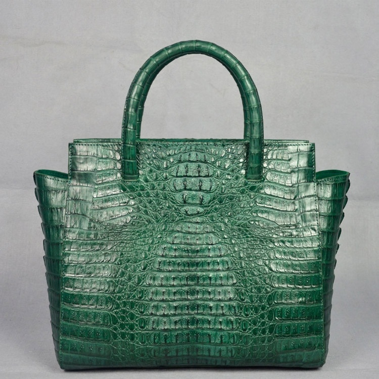 Sac à Main En Cuir De Crocodile Véritable - Marque Crocodile, Origine Afrique, Occasion Très Bon état