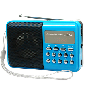 Best gift beauty usb SD card mp3 player fm radio portable radio for project