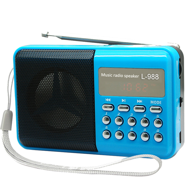 Best Gift Beauty Usb SD Card Mp3 Player Fm Radio Portable Radio for Project