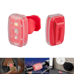 Lumière de vélo rechargeable 2 LED avant arrière <span class=keywords><strong>feu</strong></span> de signalisation USB - Product Image 3