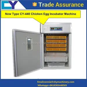 440 pollo Automática huevo incubadora/huevo incubadora incubadora/pollo granja de cría de aves de corral equipo