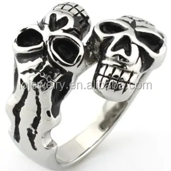 Custom biker rings stainless steel jewelry