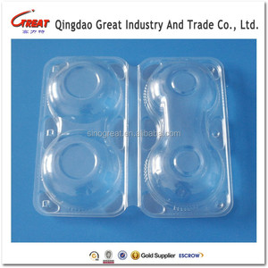 Borrar dispositivos medicos mascota de la categoría alimenticia de plástico <span class=keywords><strong>2</strong></span> unids Red Apple contenedor - Product Image 2