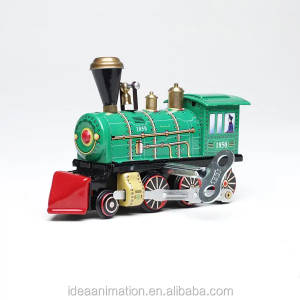 Antiguo resina tren PVC modelo de colección de aleación Diecast OEM Londres antiguo tren de juguete