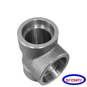 Accesorios de Tubería Galvanizados por Inmersión en Caliente Forjados ASME B16.11, Conexión en T Reductora Roscada NPT de 3000LB para Líneas de Unión BSPP BSPT NPT - Product Image 3