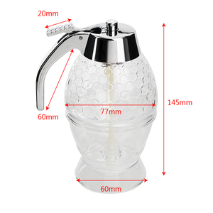 GREENVIVE Commercial-Grade Plastic Acrylic <strong>Honey</strong> <strong>Dispenser</strong> 200ml Leak-Proof Kitchen Essential New Condition 2-Year Warranty - Product Image 6